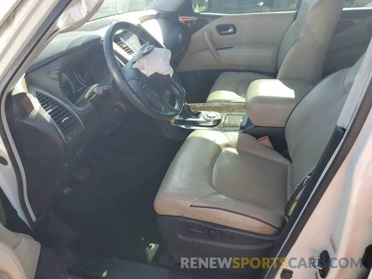 7 fotografías del automóvil dañado JN8AY2ND0K9086367 NISSAN ARMADA 2019