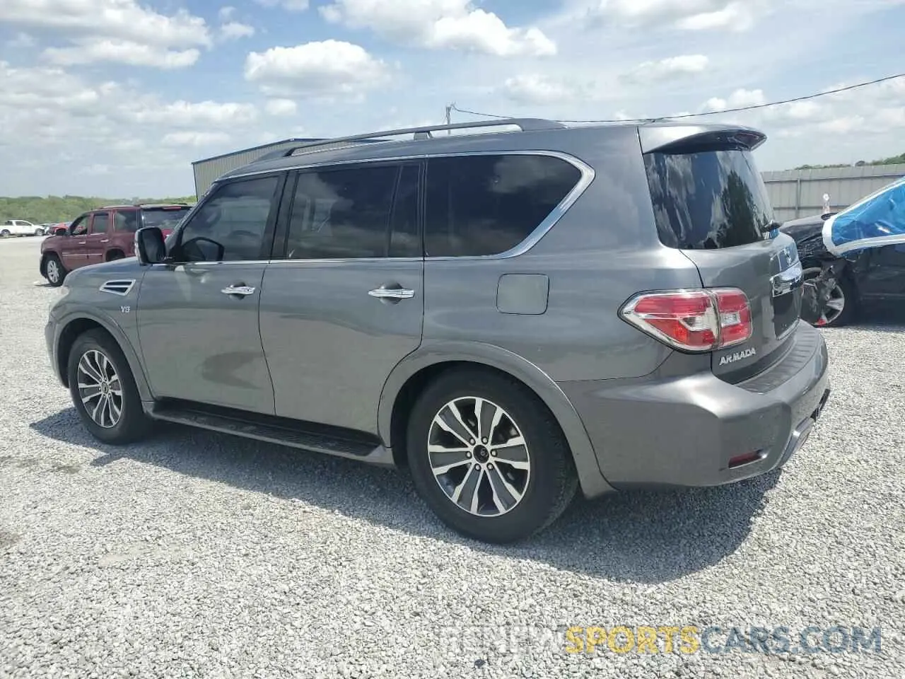 2 fotografías del automóvil dañado JN8AY2ND0K9092444 NISSAN ARMADA 2019
