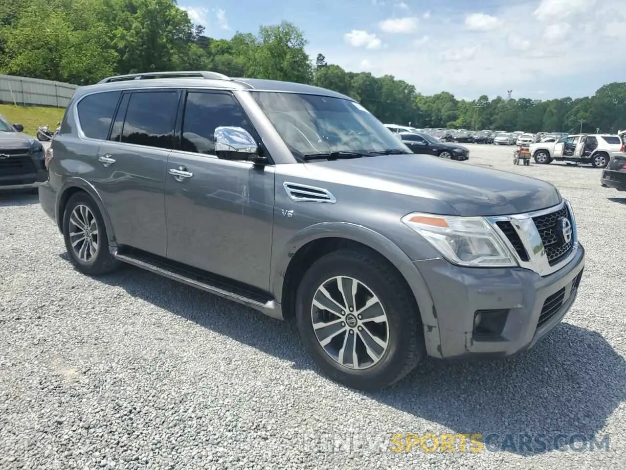 4 fotografías del automóvil dañado JN8AY2ND0K9092444 NISSAN ARMADA 2019