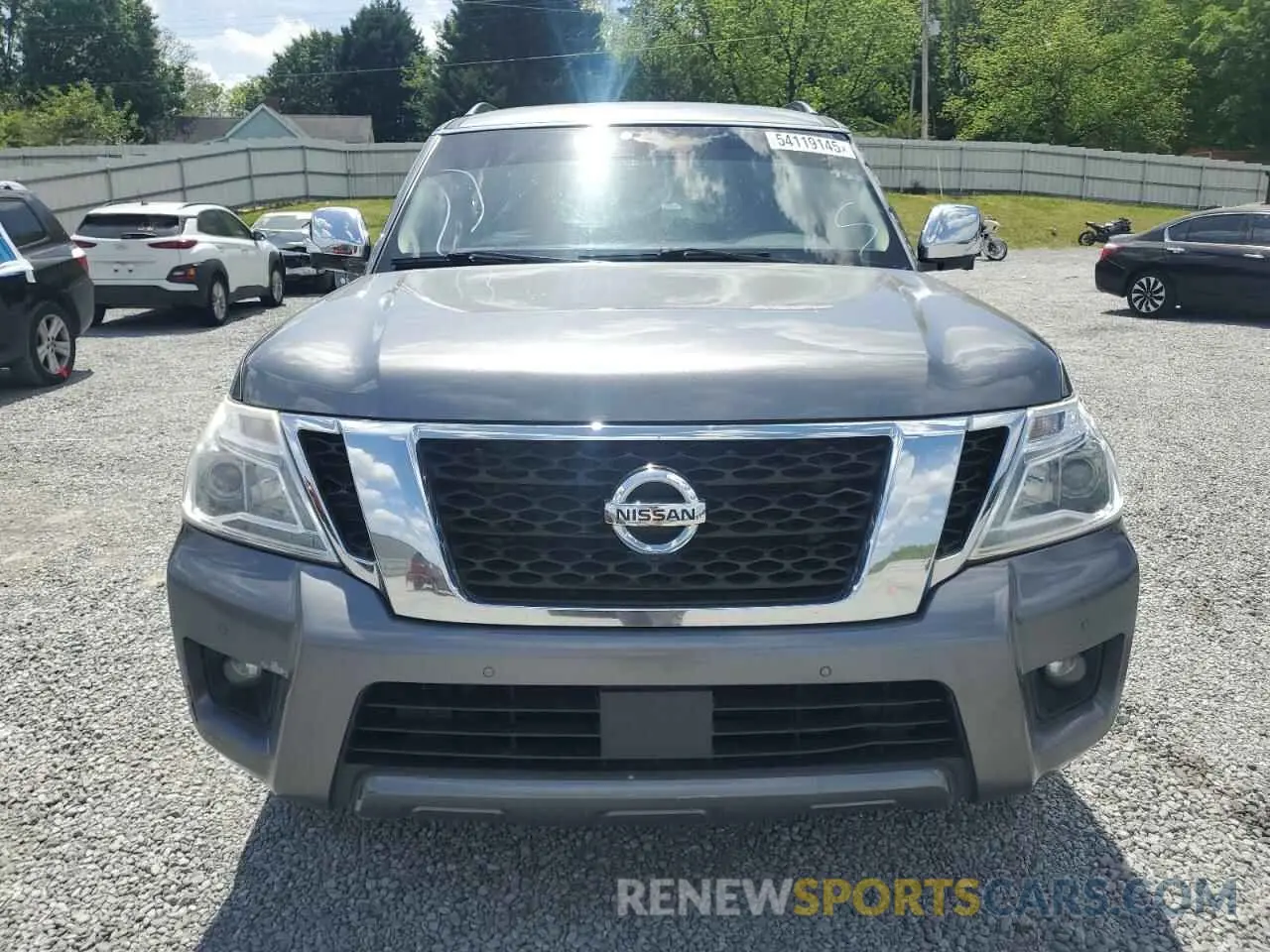 5 fotografías del automóvil dañado JN8AY2ND0K9092444 NISSAN ARMADA 2019