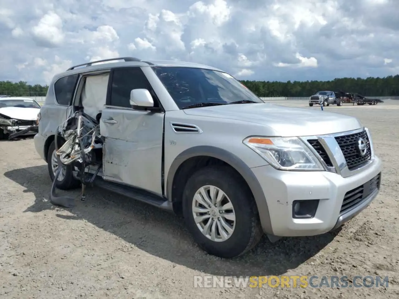 4 fotografías del automóvil dañado JN8AY2ND1K9091190 NISSAN ARMADA 2019