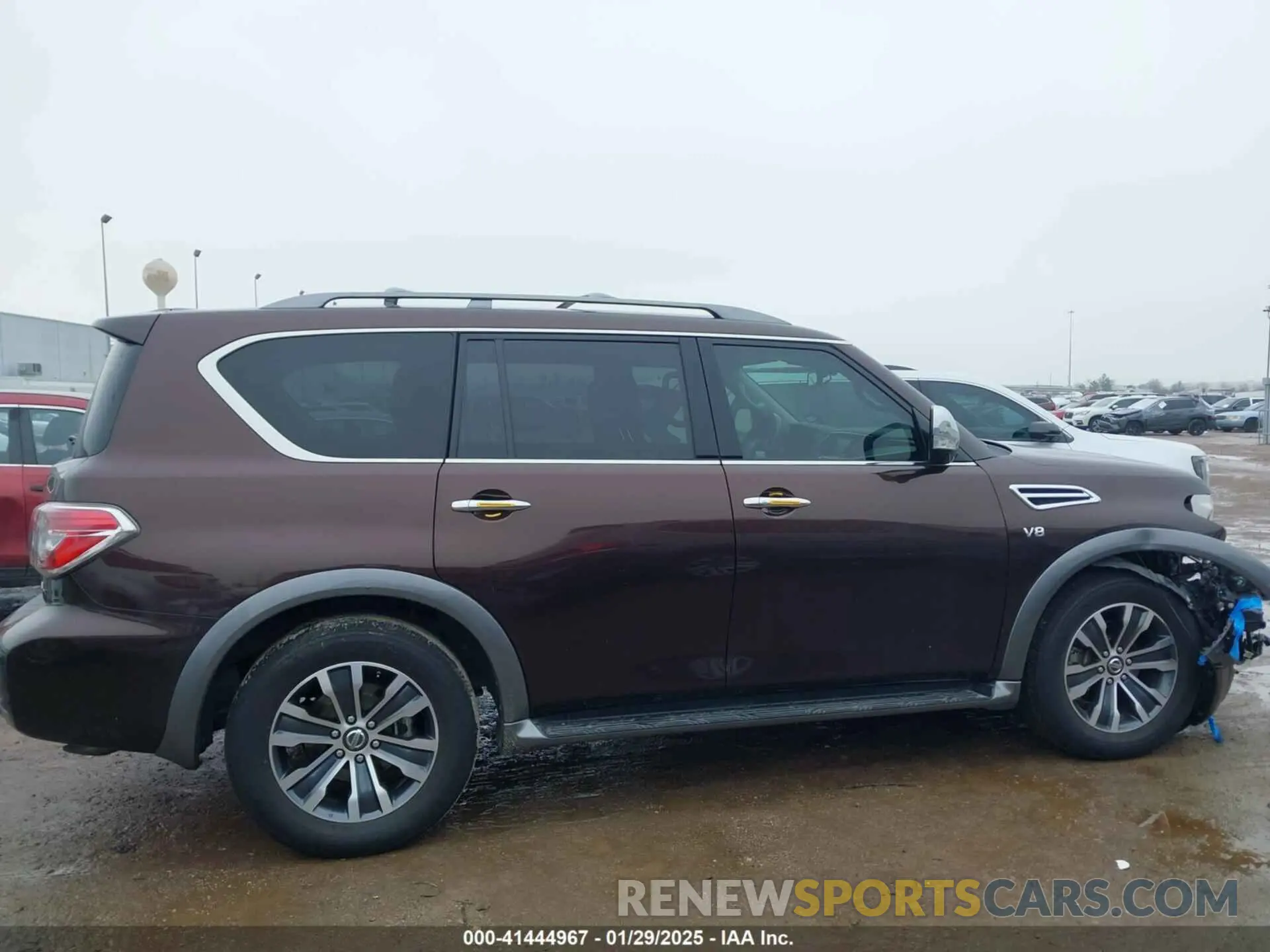 13 fotografías del automóvil dañado JN8AY2ND1K9092100 NISSAN ARMADA 2019