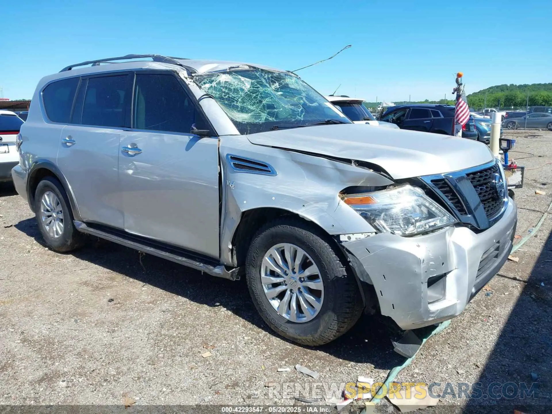 1 fotografías del automóvil dañado JN8AY2ND1KX009177 NISSAN ARMADA 2019