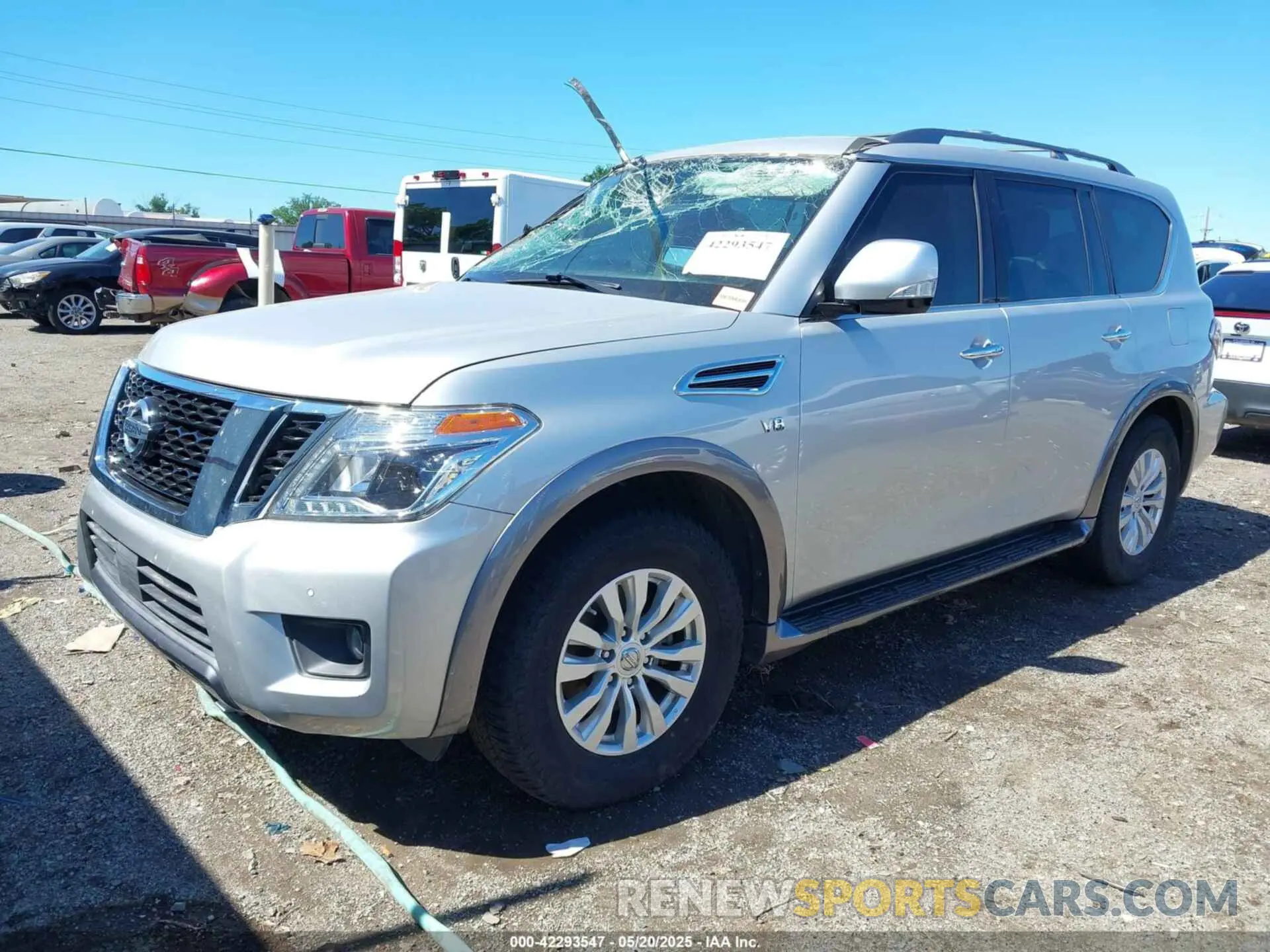 2 fotografías del automóvil dañado JN8AY2ND1KX009177 NISSAN ARMADA 2019