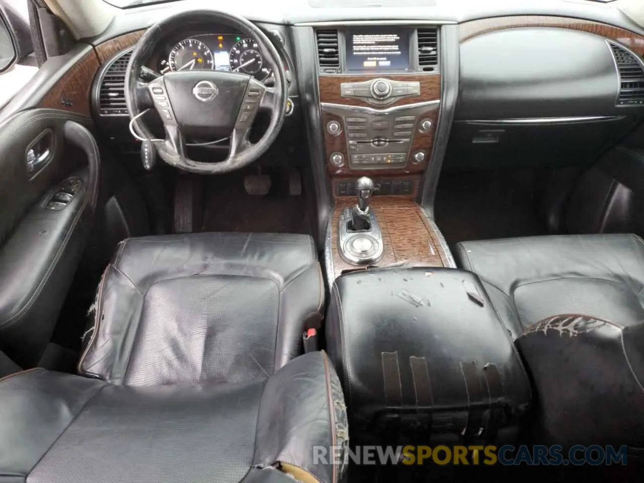8 fotografías del automóvil dañado JN8AY2ND2K9089352 NISSAN ARMADA 2019