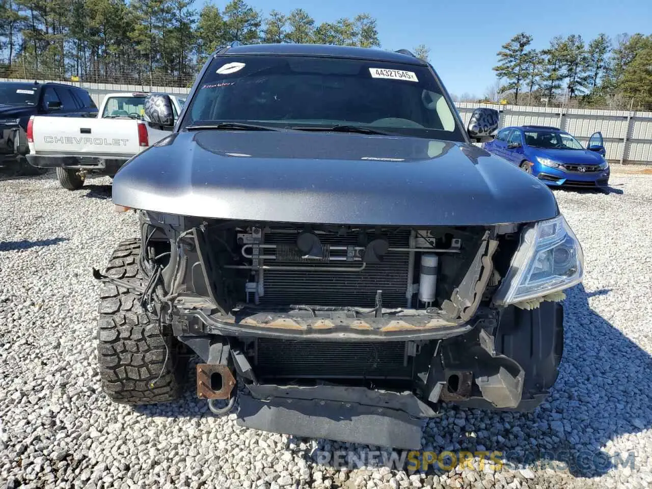 5 fotografías del automóvil dañado JN8AY2ND4K9088641 NISSAN ARMADA 2019
