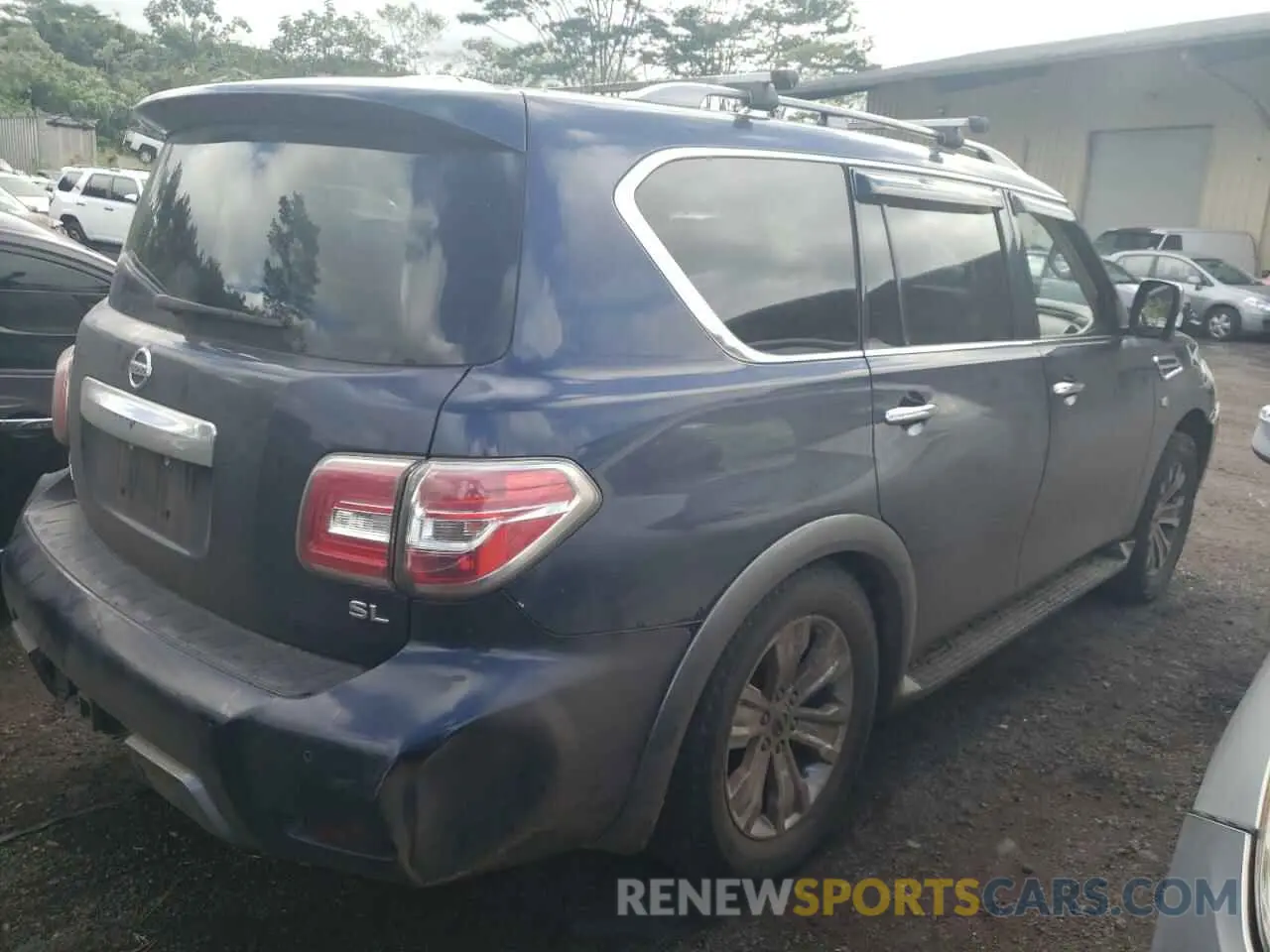 3 fotografías del automóvil dañado JN8AY2ND5K9085148 NISSAN ARMADA 2019
