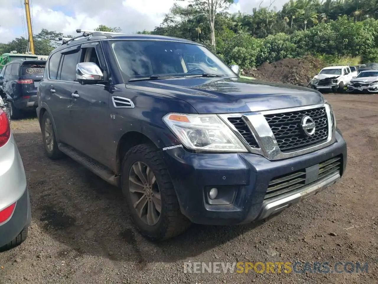 4 fotografías del automóvil dañado JN8AY2ND5K9085148 NISSAN ARMADA 2019