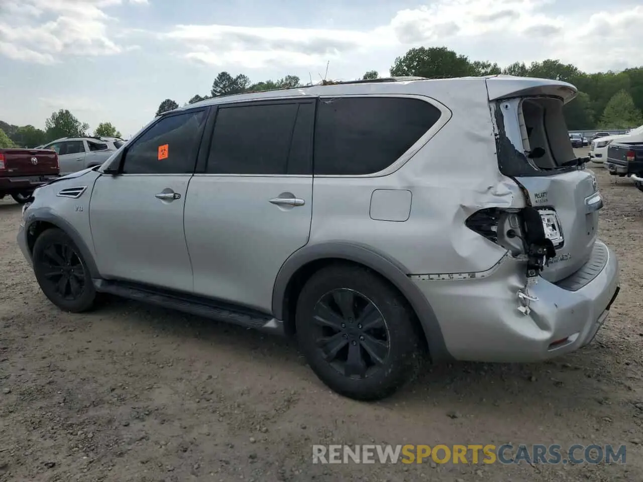 2 fotografías del automóvil dañado JN8AY2ND5K9090382 NISSAN ARMADA 2019