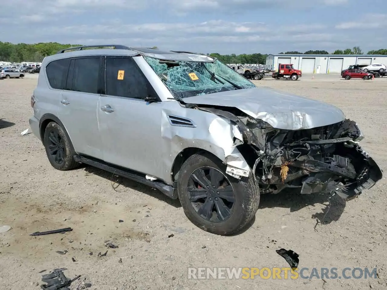 4 fotografías del automóvil dañado JN8AY2ND5K9090382 NISSAN ARMADA 2019