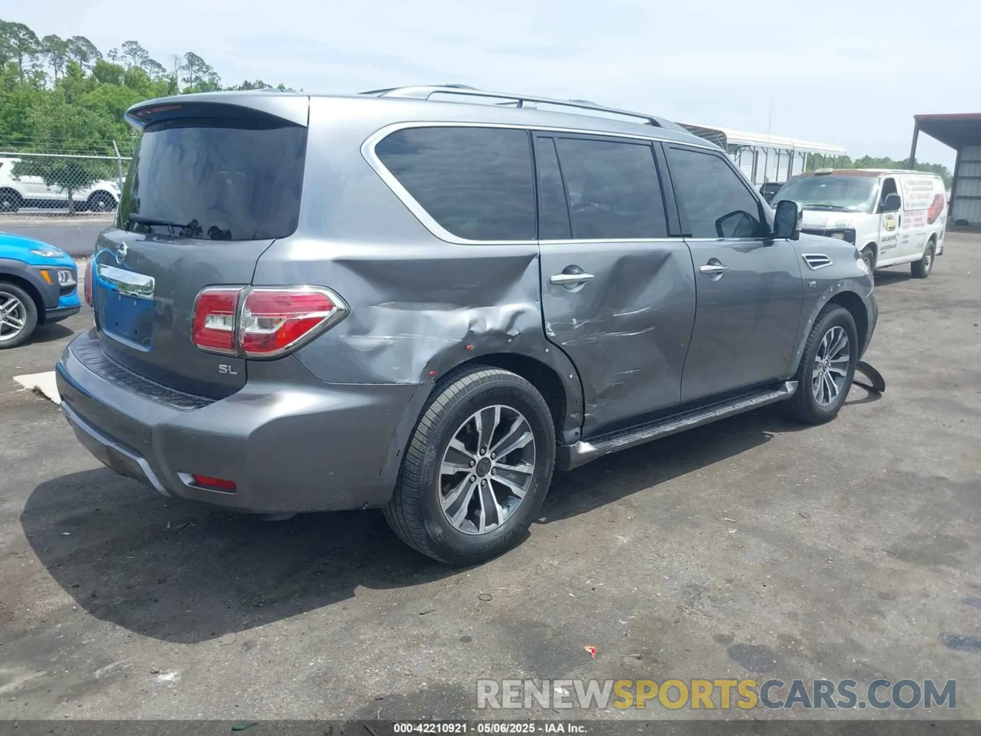 4 fotografías del automóvil dañado JN8AY2ND6K9089998 NISSAN ARMADA 2019