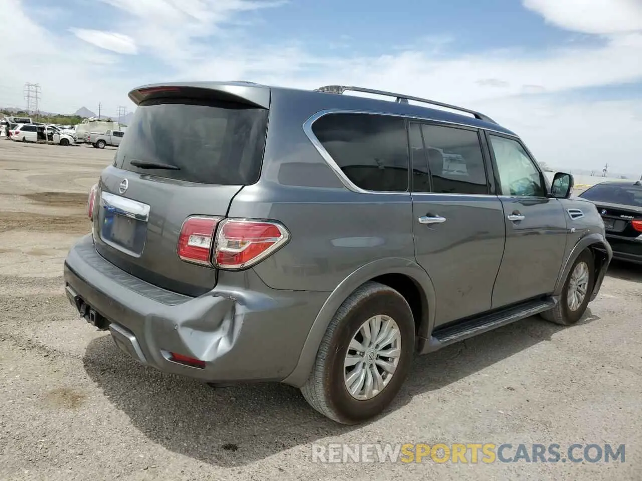 3 fotografías del automóvil dañado JN8AY2ND9K9090093 NISSAN ARMADA 2019