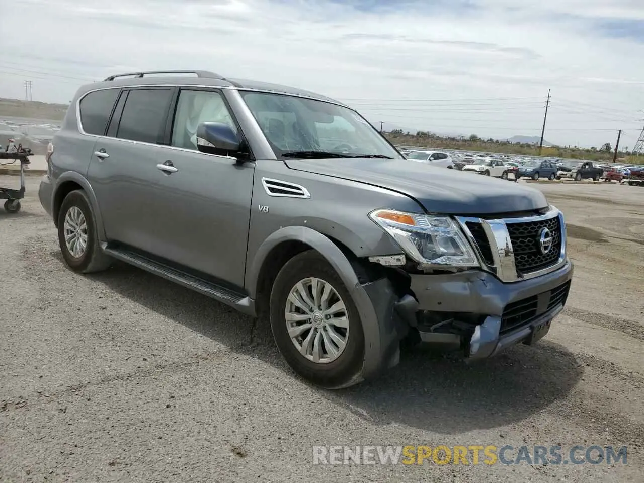 4 fotografías del automóvil dañado JN8AY2ND9K9090093 NISSAN ARMADA 2019