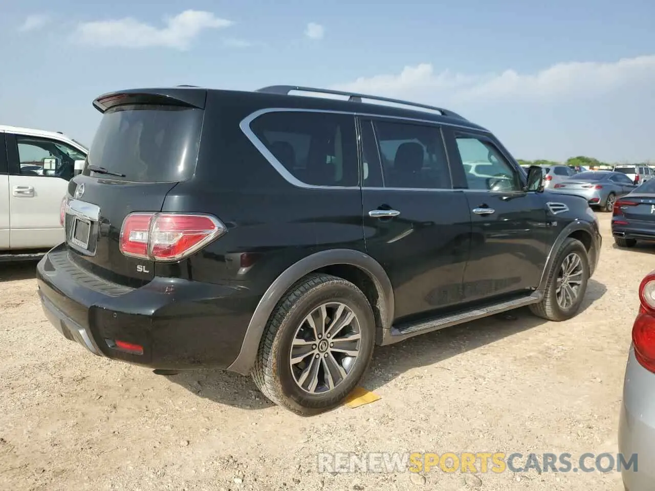 3 fotografías del automóvil dañado JN8AY2ND9K9090837 NISSAN ARMADA 2019