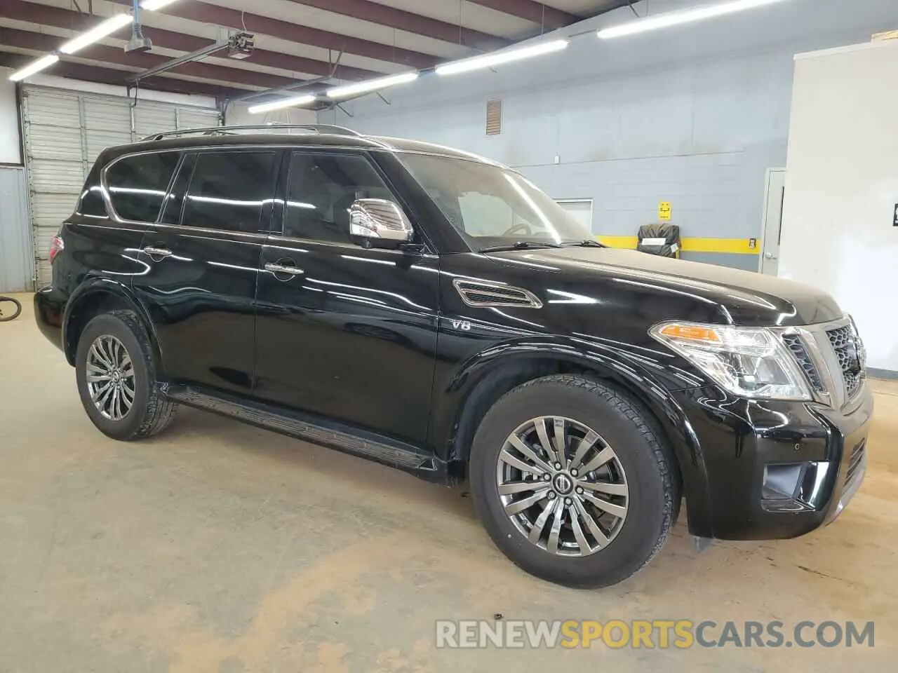 4 fotografías del automóvil dañado JN8AY2NE5K9755743 NISSAN ARMADA 2019
