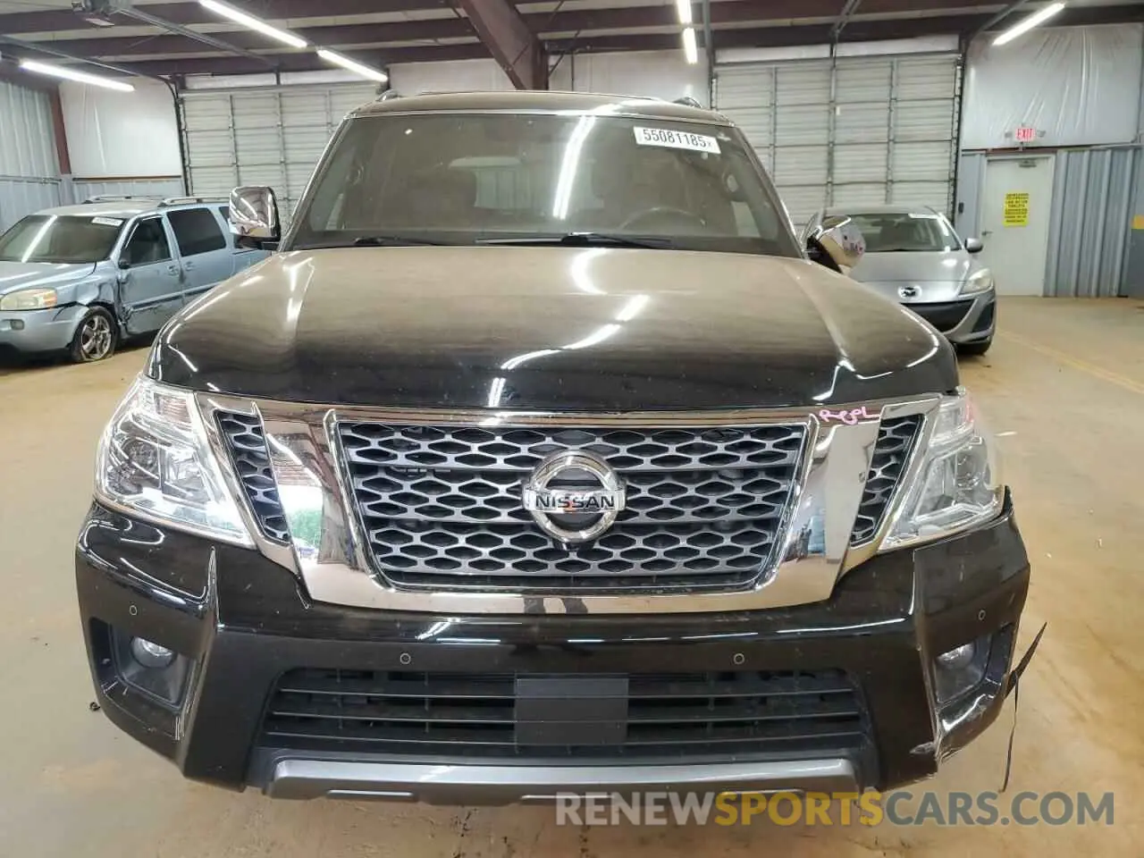 5 fotografías del automóvil dañado JN8AY2NE5K9755743 NISSAN ARMADA 2019