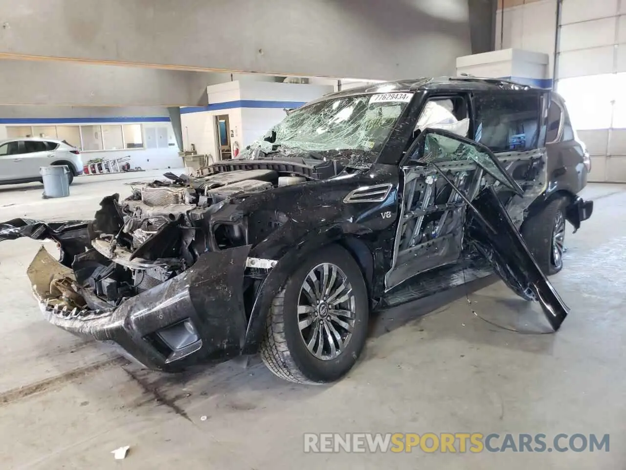 1 fotografías del automóvil dañado JN8AY2NE8K9757051 NISSAN ARMADA 2019