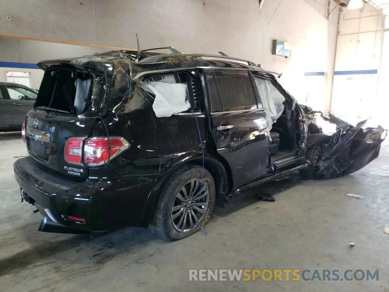 3 fotografías del automóvil dañado JN8AY2NE8K9757051 NISSAN ARMADA 2019