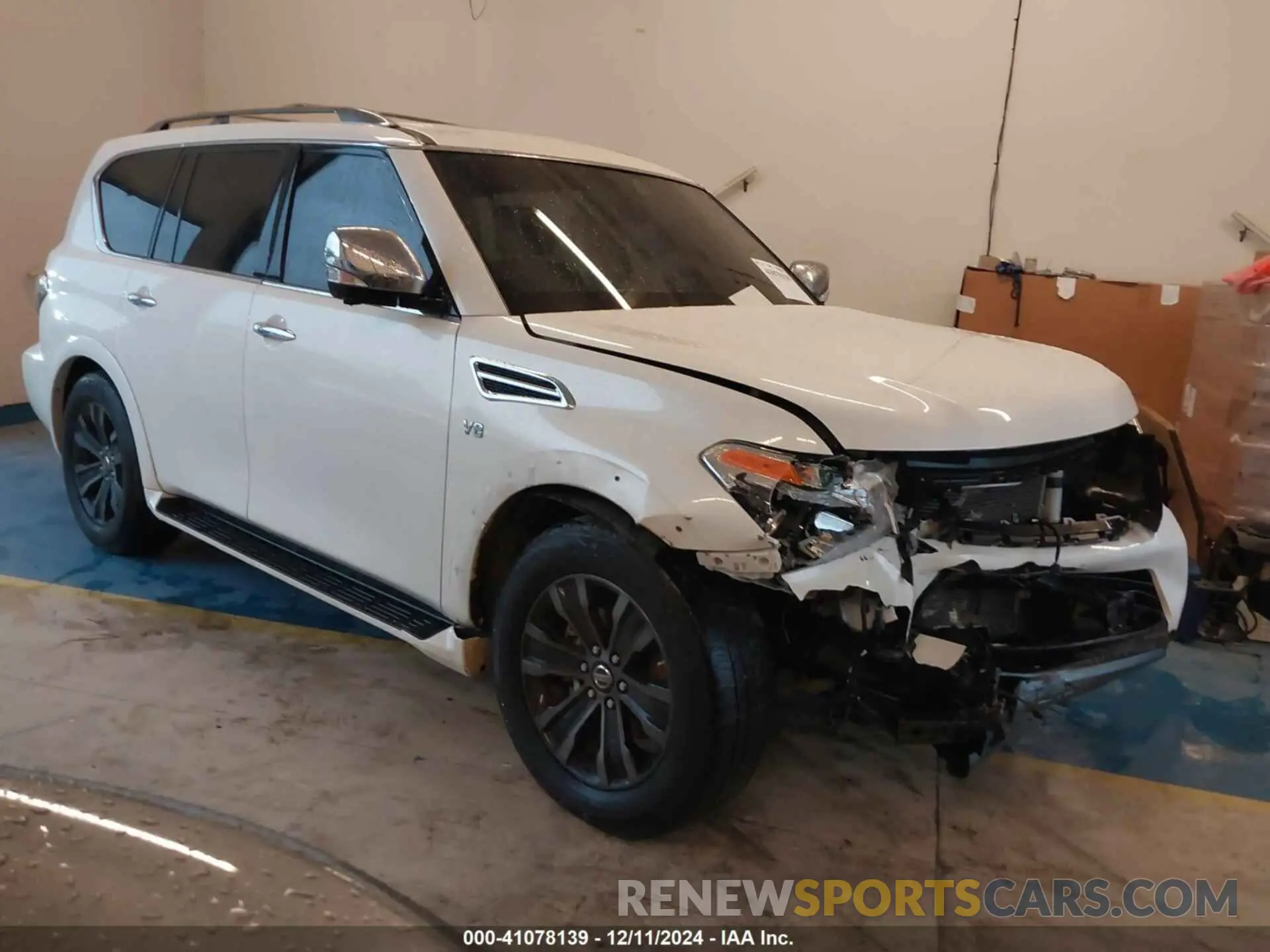 1 fotografías del automóvil dañado JN8AY2NF0K9352410 NISSAN ARMADA 2019