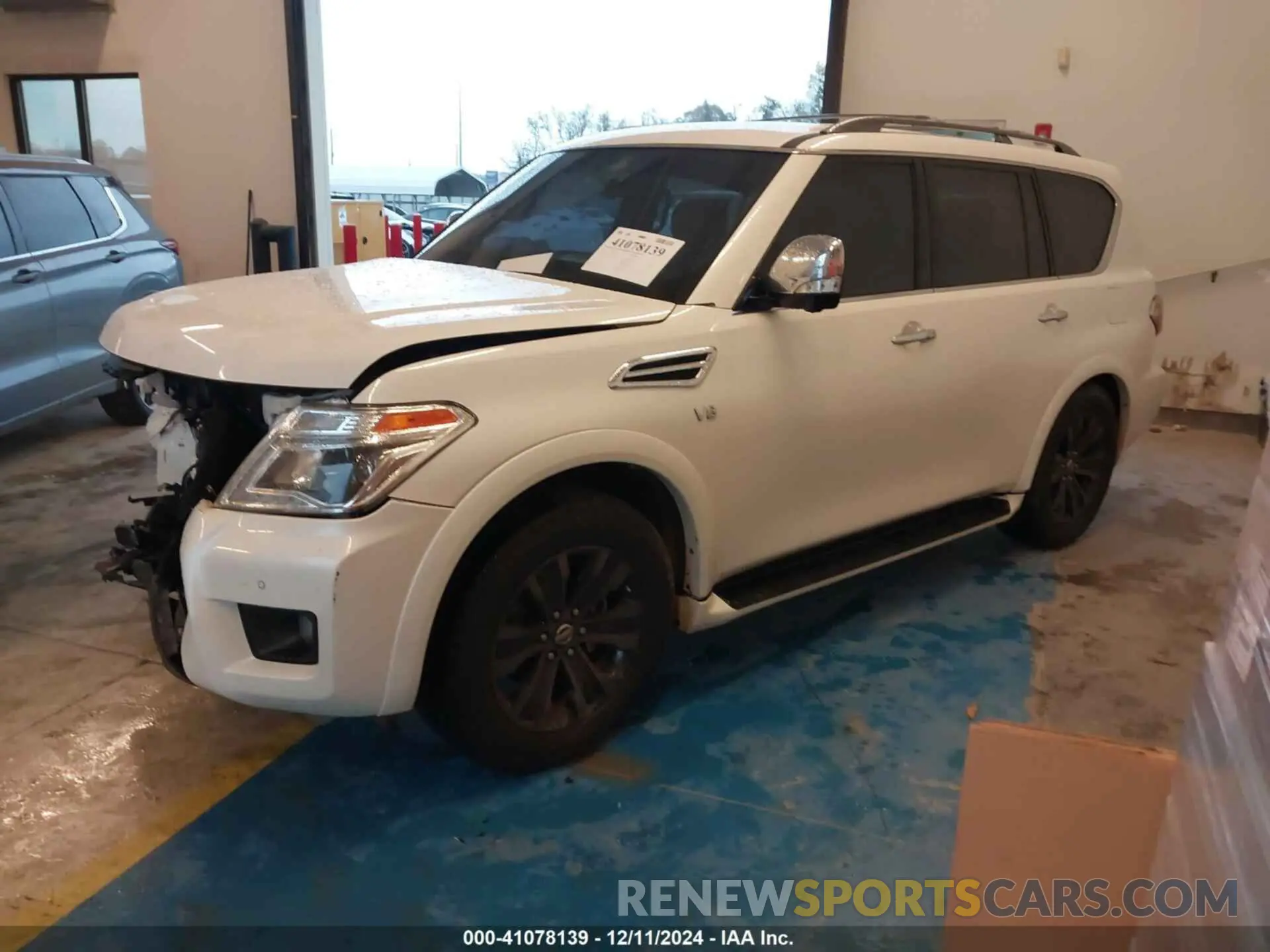 2 fotografías del automóvil dañado JN8AY2NF0K9352410 NISSAN ARMADA 2019