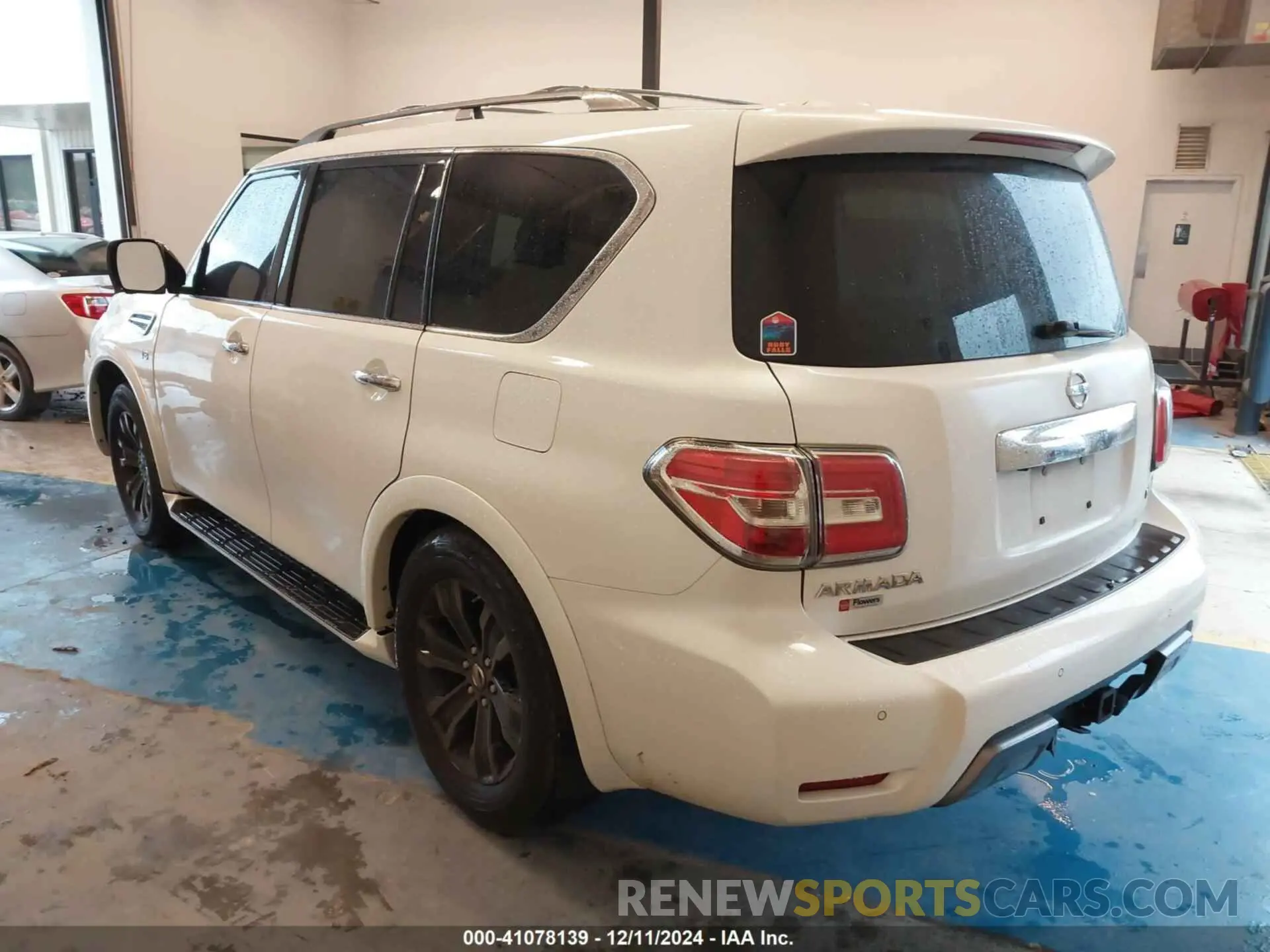 3 fotografías del automóvil dañado JN8AY2NF0K9352410 NISSAN ARMADA 2019