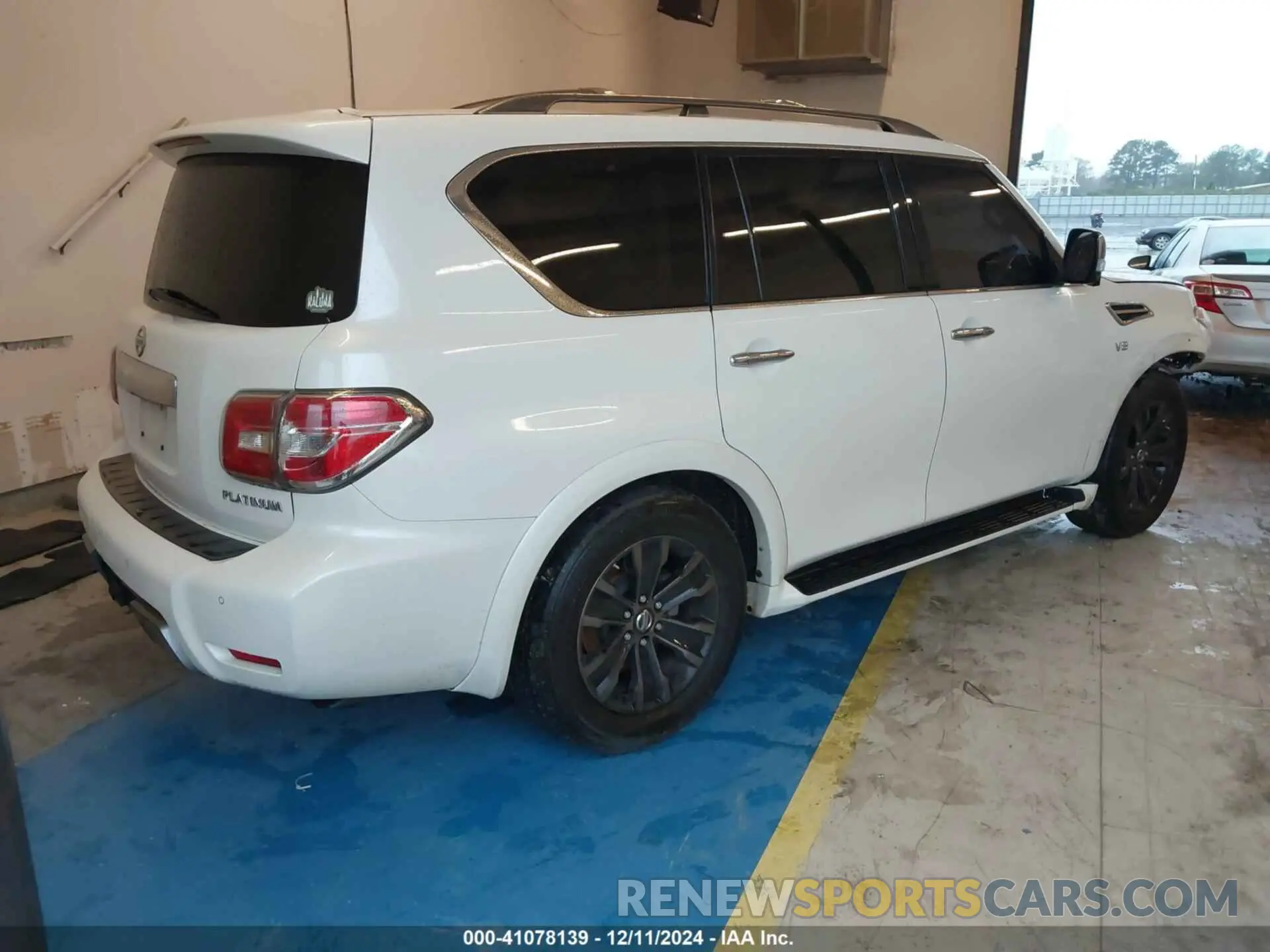 4 fotografías del automóvil dañado JN8AY2NF0K9352410 NISSAN ARMADA 2019
