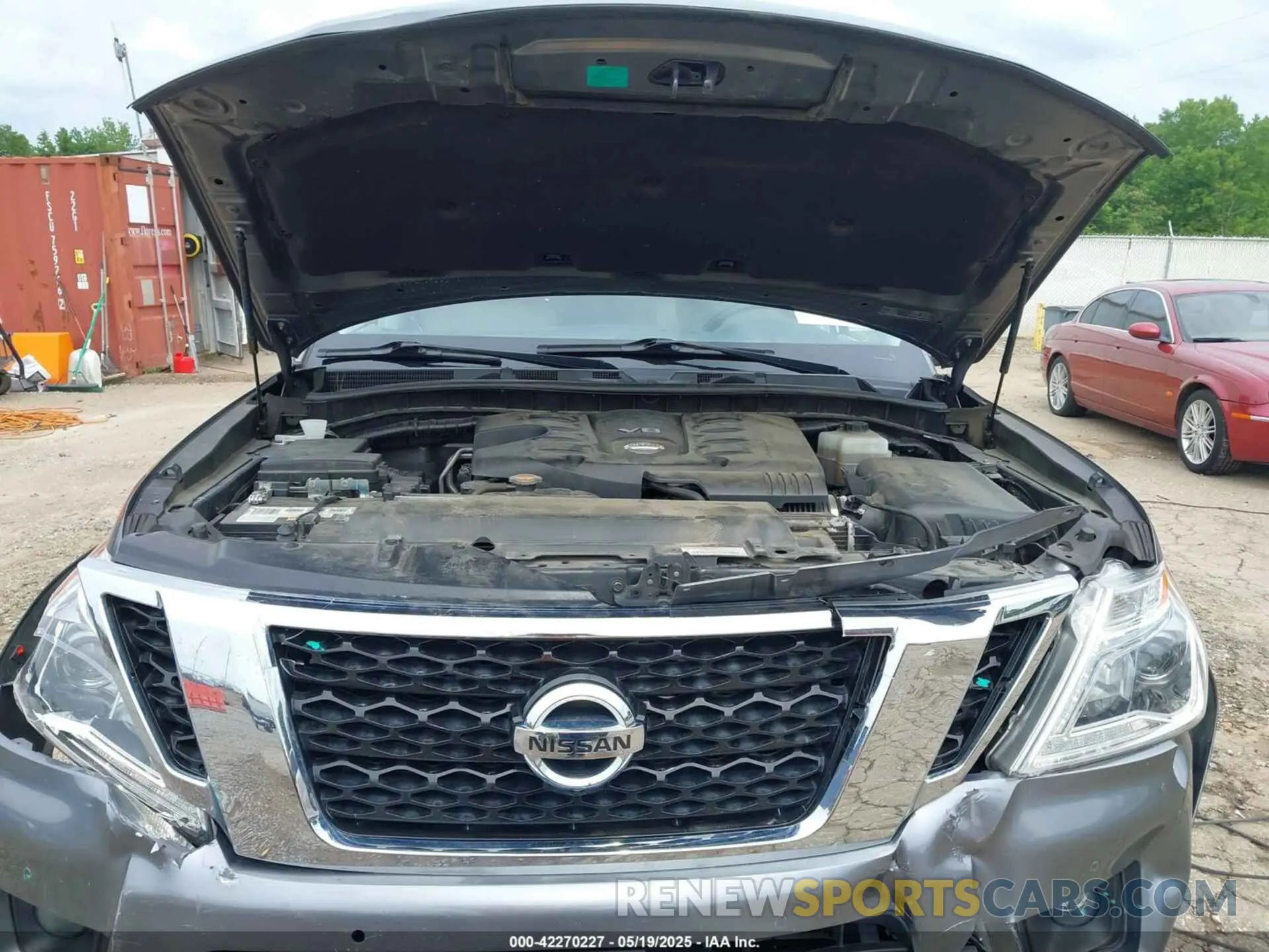 10 fotografías del automóvil dañado JN8AY2NF3K9351025 NISSAN ARMADA 2019