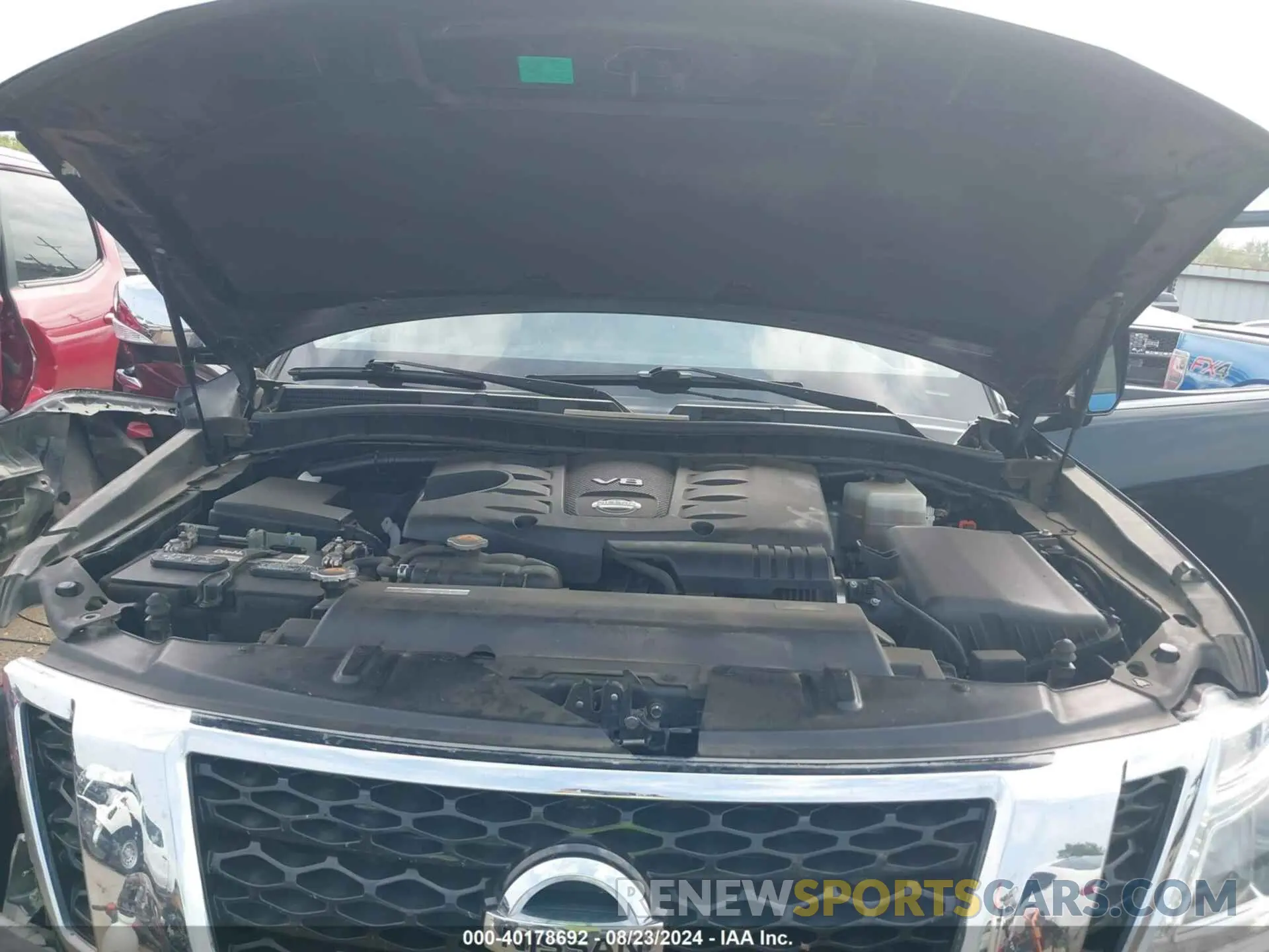 10 fotografías del automóvil dañado JN8AY2NC4L9621029 NISSAN ARMADA 2020