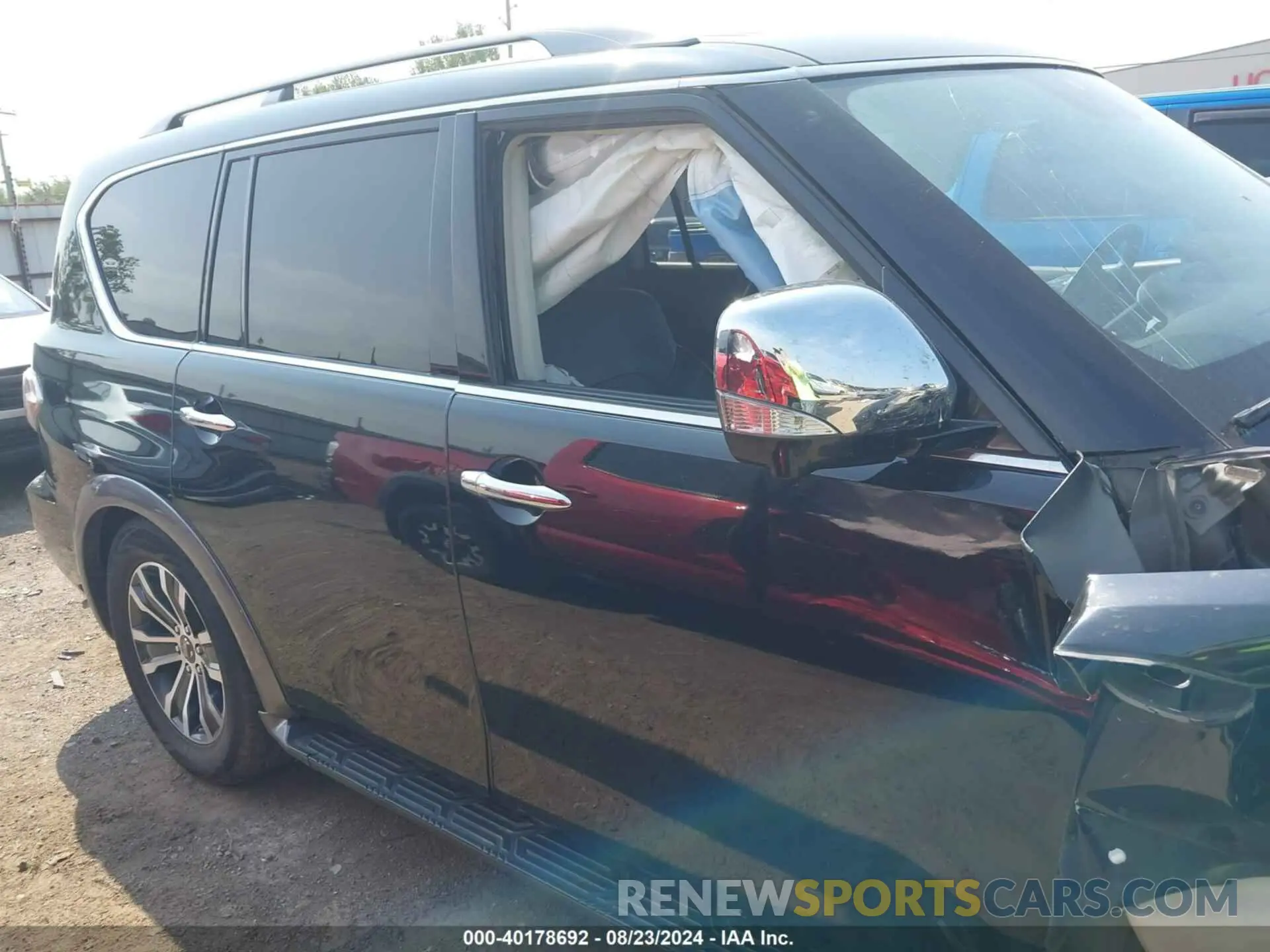 14 fotografías del automóvil dañado JN8AY2NC4L9621029 NISSAN ARMADA 2020