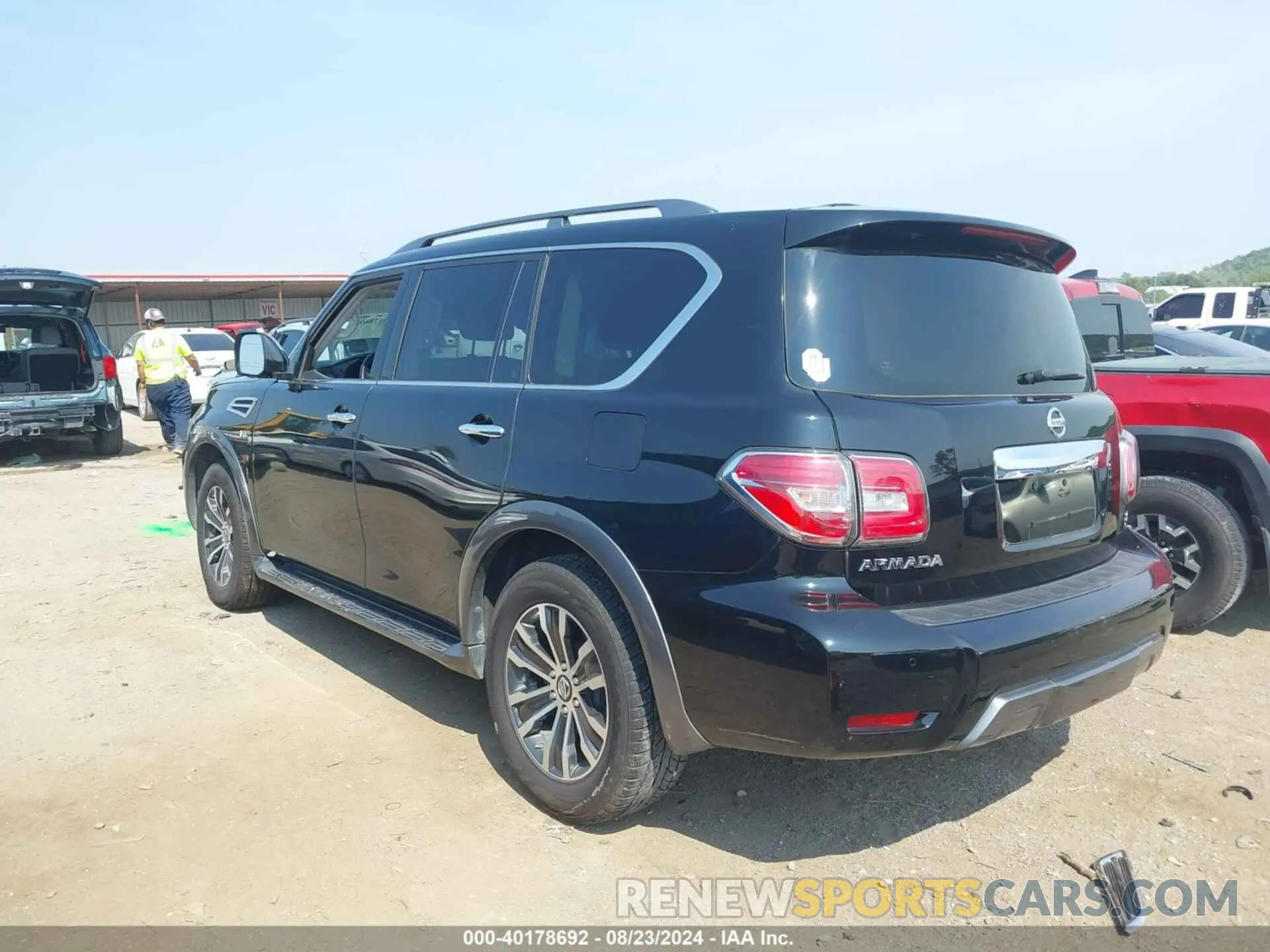 3 fotografías del automóvil dañado JN8AY2NC4L9621029 NISSAN ARMADA 2020