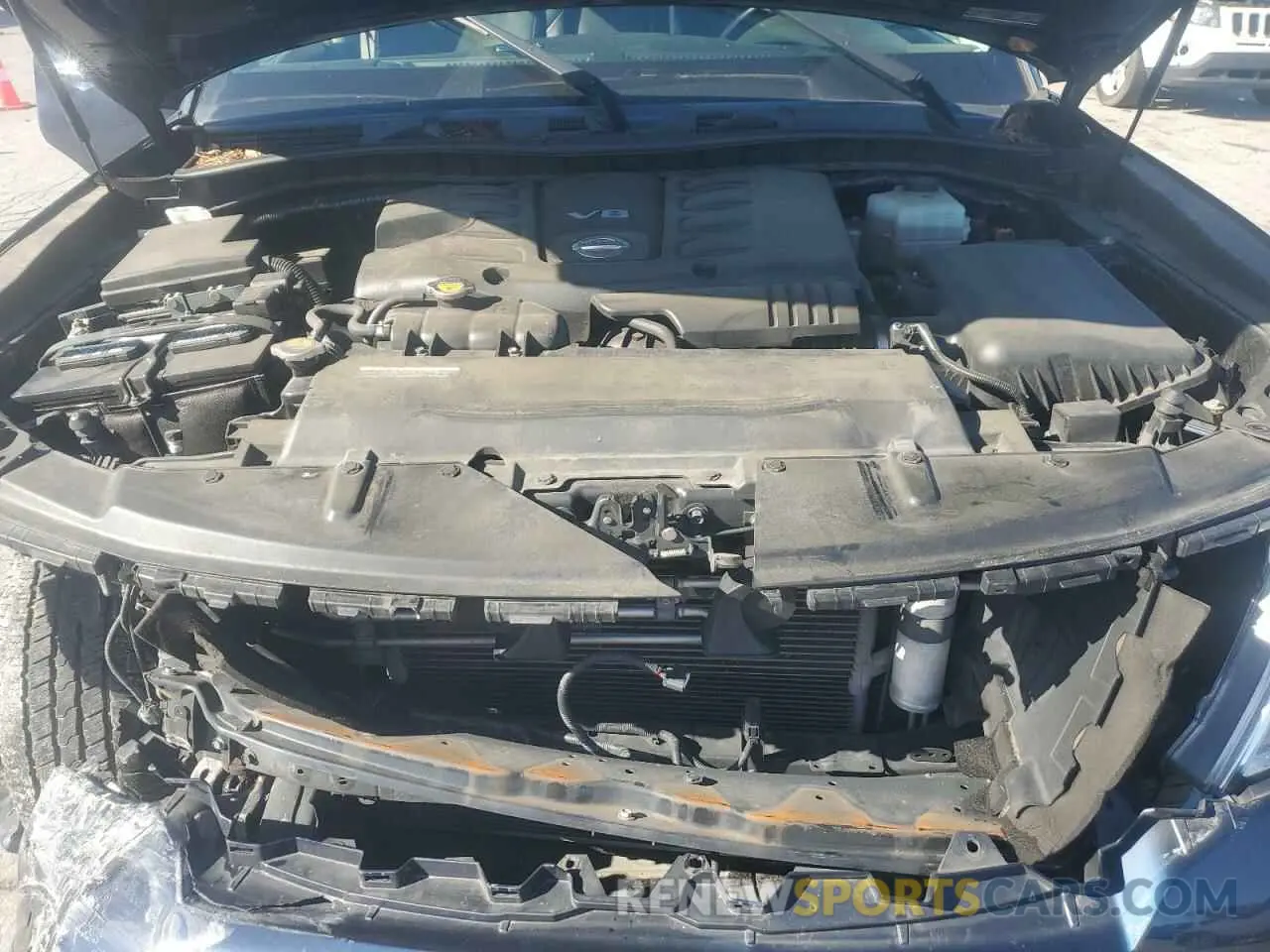 12 fotografías del automóvil dañado JN8AY2NC4LX516499 NISSAN ARMADA 2020