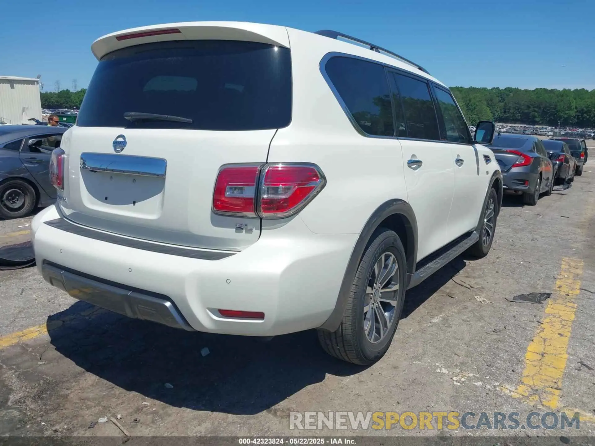 4 fotografías del automóvil dañado JN8AY2NC5L9615157 NISSAN ARMADA 2020