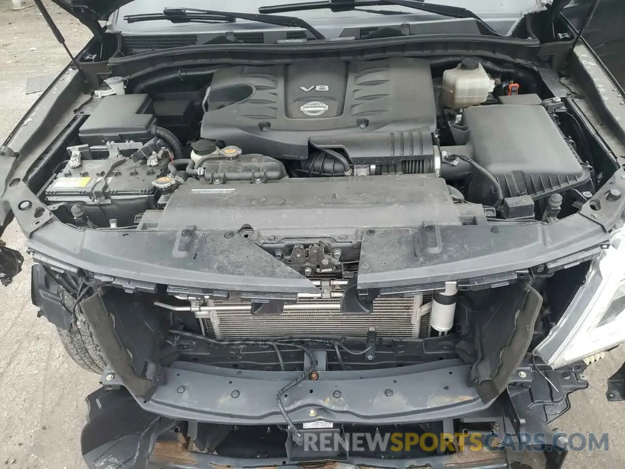 12 fotografías del automóvil dañado JN8AY2NC6L9617290 NISSAN ARMADA 2020