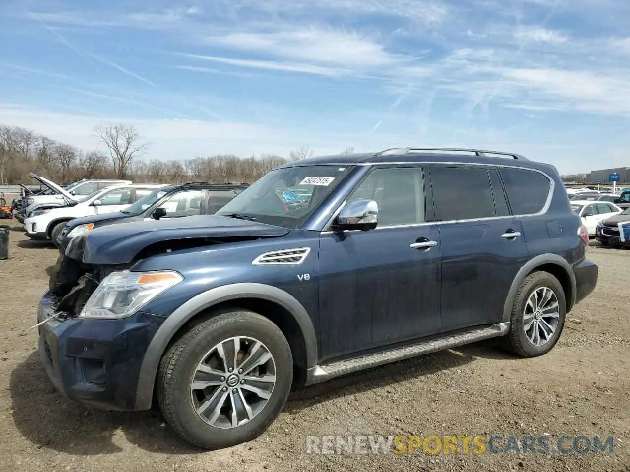 1 fotografías del automóvil dañado JN8AY2NC7L9615936 NISSAN ARMADA 2020