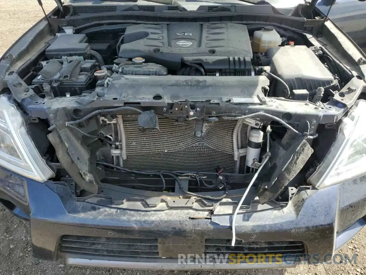 12 fotografías del automóvil dañado JN8AY2NC7L9615936 NISSAN ARMADA 2020