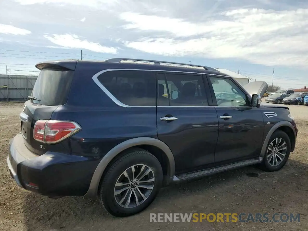 3 fotografías del automóvil dañado JN8AY2NC7L9615936 NISSAN ARMADA 2020