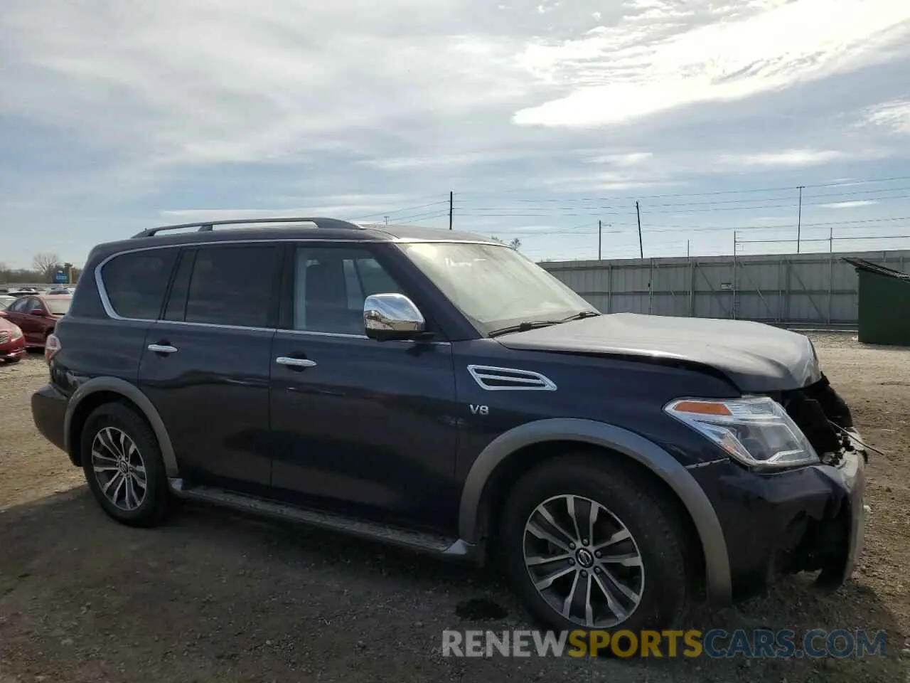 4 fotografías del automóvil dañado JN8AY2NC7L9615936 NISSAN ARMADA 2020