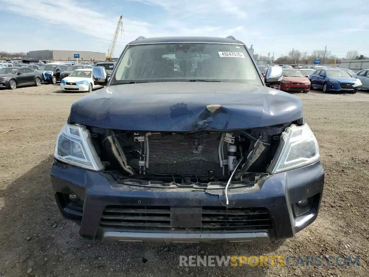 5 fotografías del automóvil dañado JN8AY2NC7L9615936 NISSAN ARMADA 2020