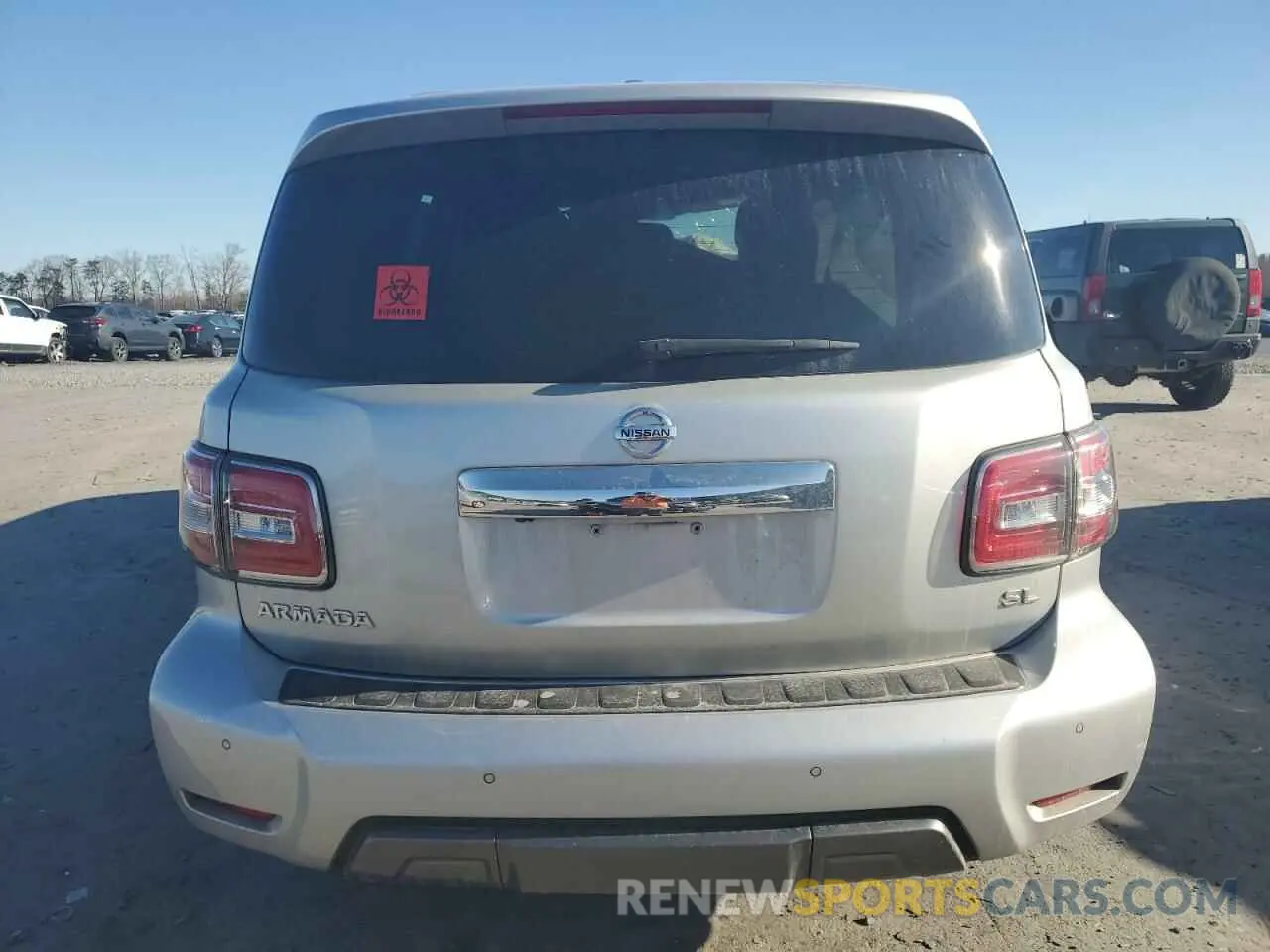 6 fotografías del automóvil dañado JN8AY2NC8L9615525 NISSAN ARMADA 2020