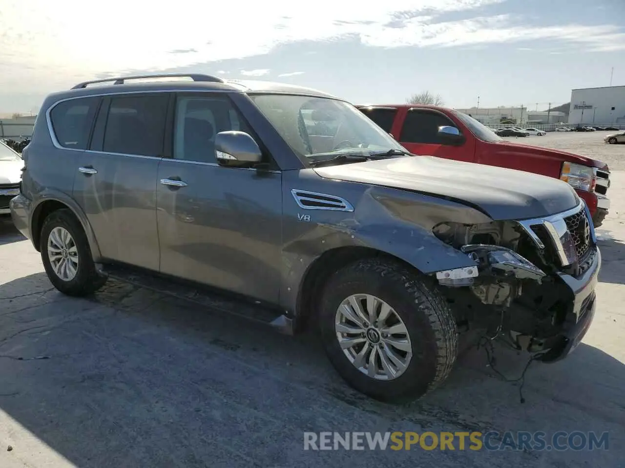 4 fotografías del automóvil dañado JN8AY2NC8LX517946 NISSAN ARMADA 2020