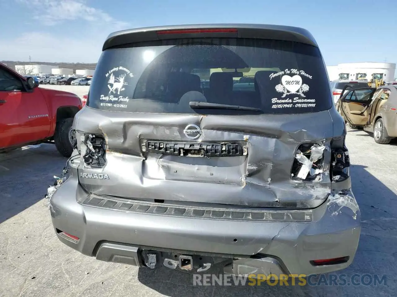 6 fotografías del automóvil dañado JN8AY2NC8LX517946 NISSAN ARMADA 2020