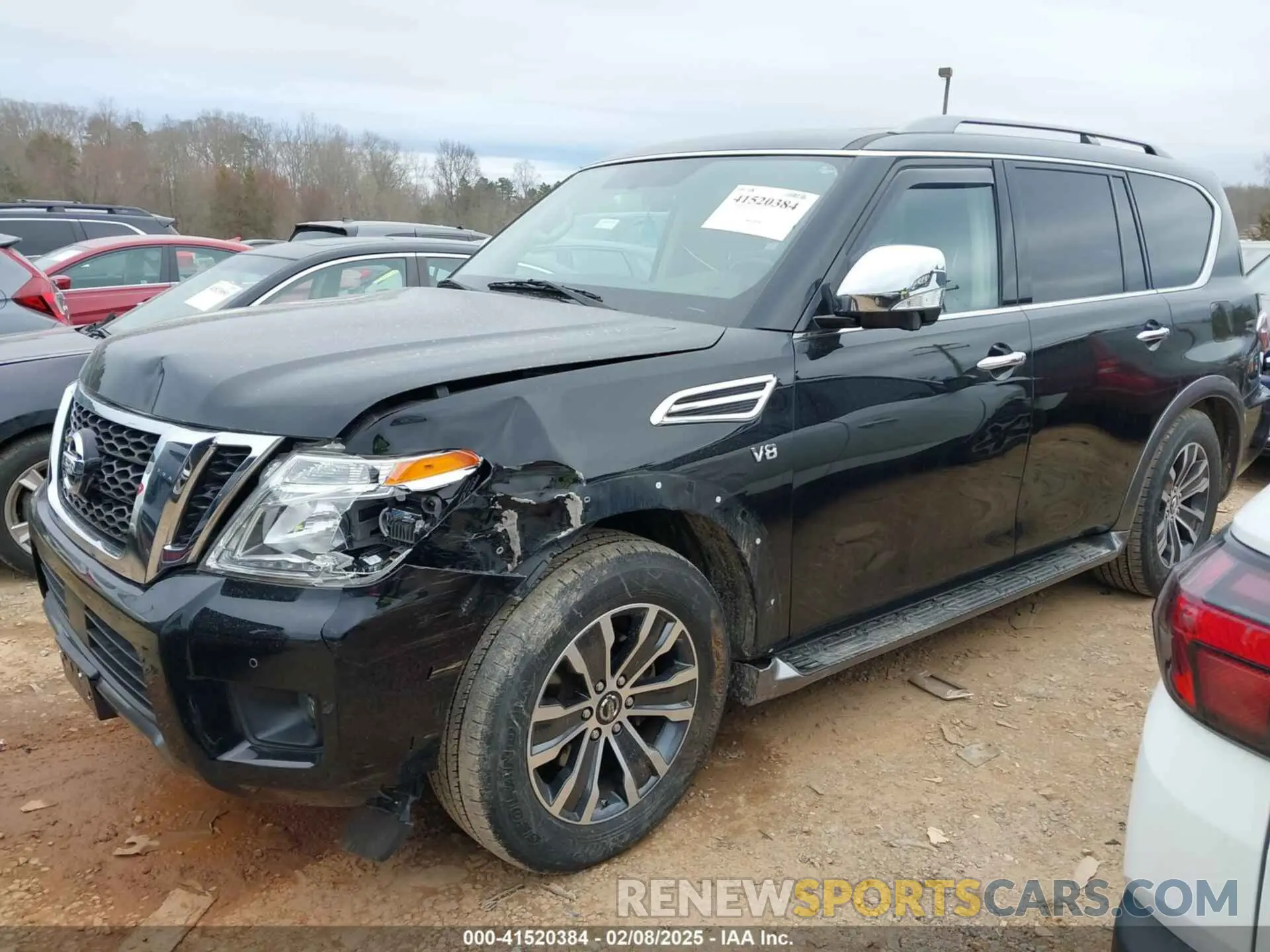 2 fotografías del automóvil dañado JN8AY2NCXL9616093 NISSAN ARMADA 2020