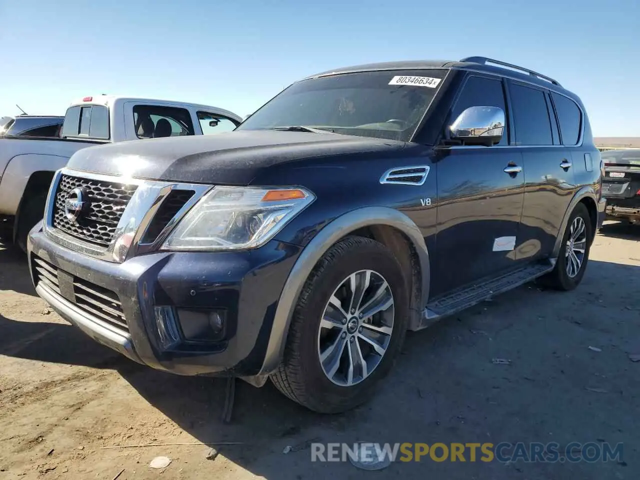 1 fotografías del automóvil dañado JN8AY2NCXLX518841 NISSAN ARMADA 2020