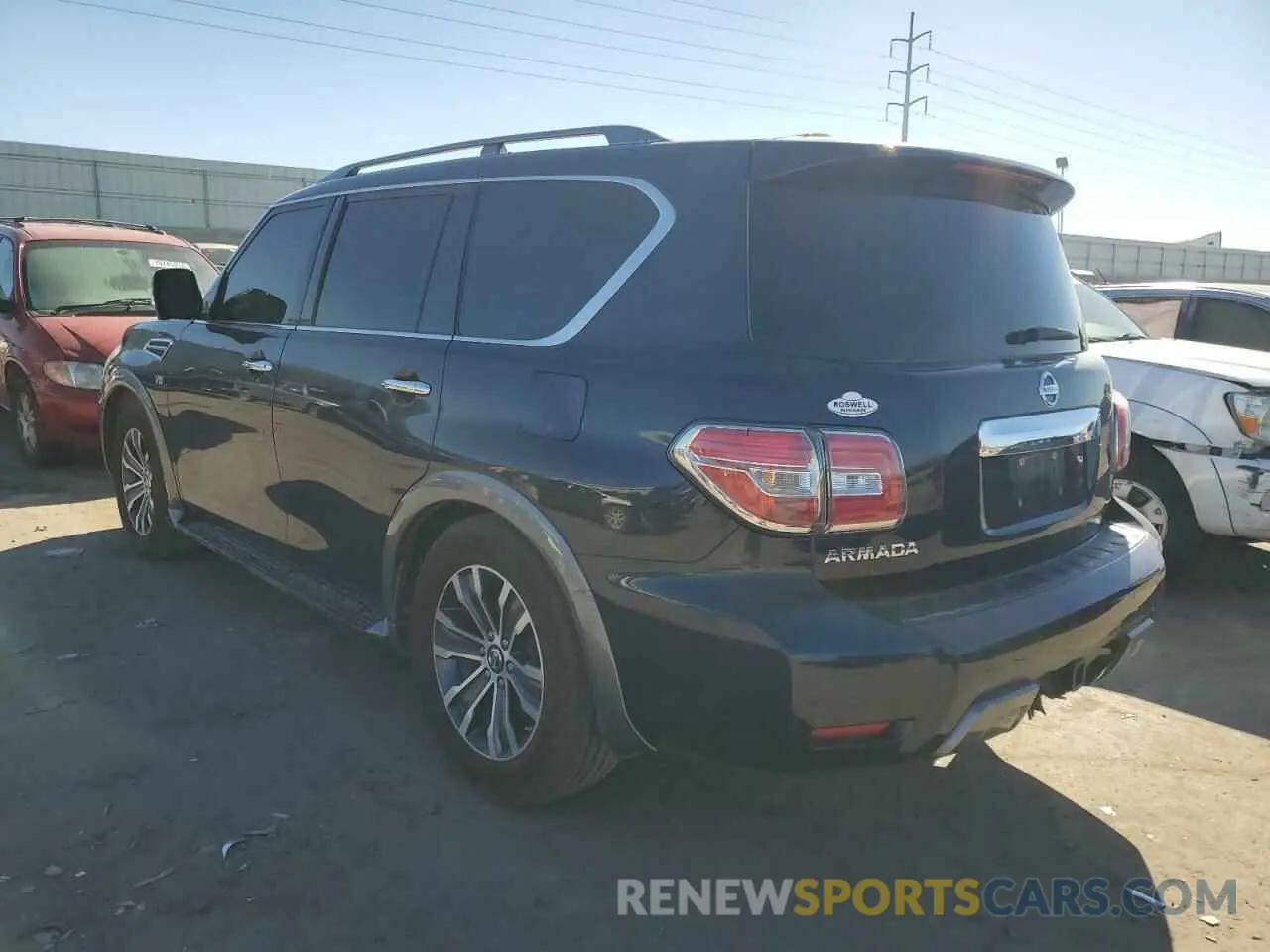 2 fotografías del automóvil dañado JN8AY2NCXLX518841 NISSAN ARMADA 2020