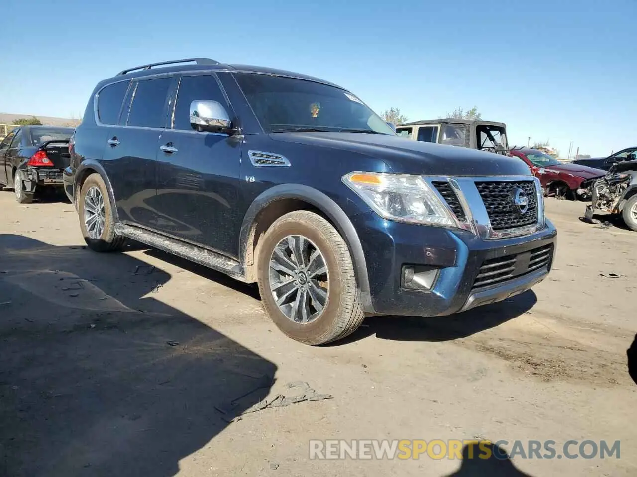 4 fotografías del automóvil dañado JN8AY2NCXLX518841 NISSAN ARMADA 2020