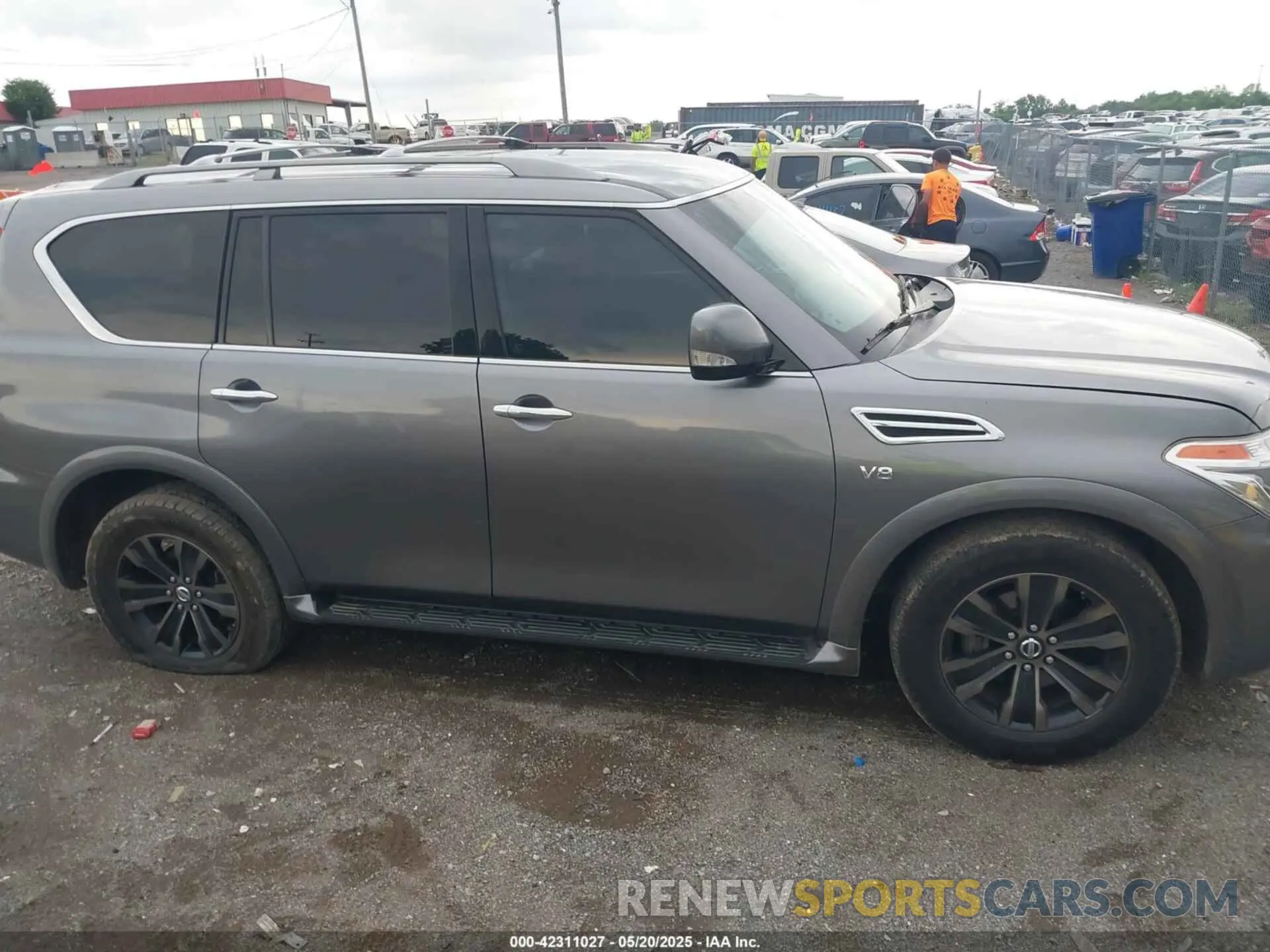 14 fotografías del automóvil dañado JN8AY2ND0L9105632 NISSAN ARMADA 2020