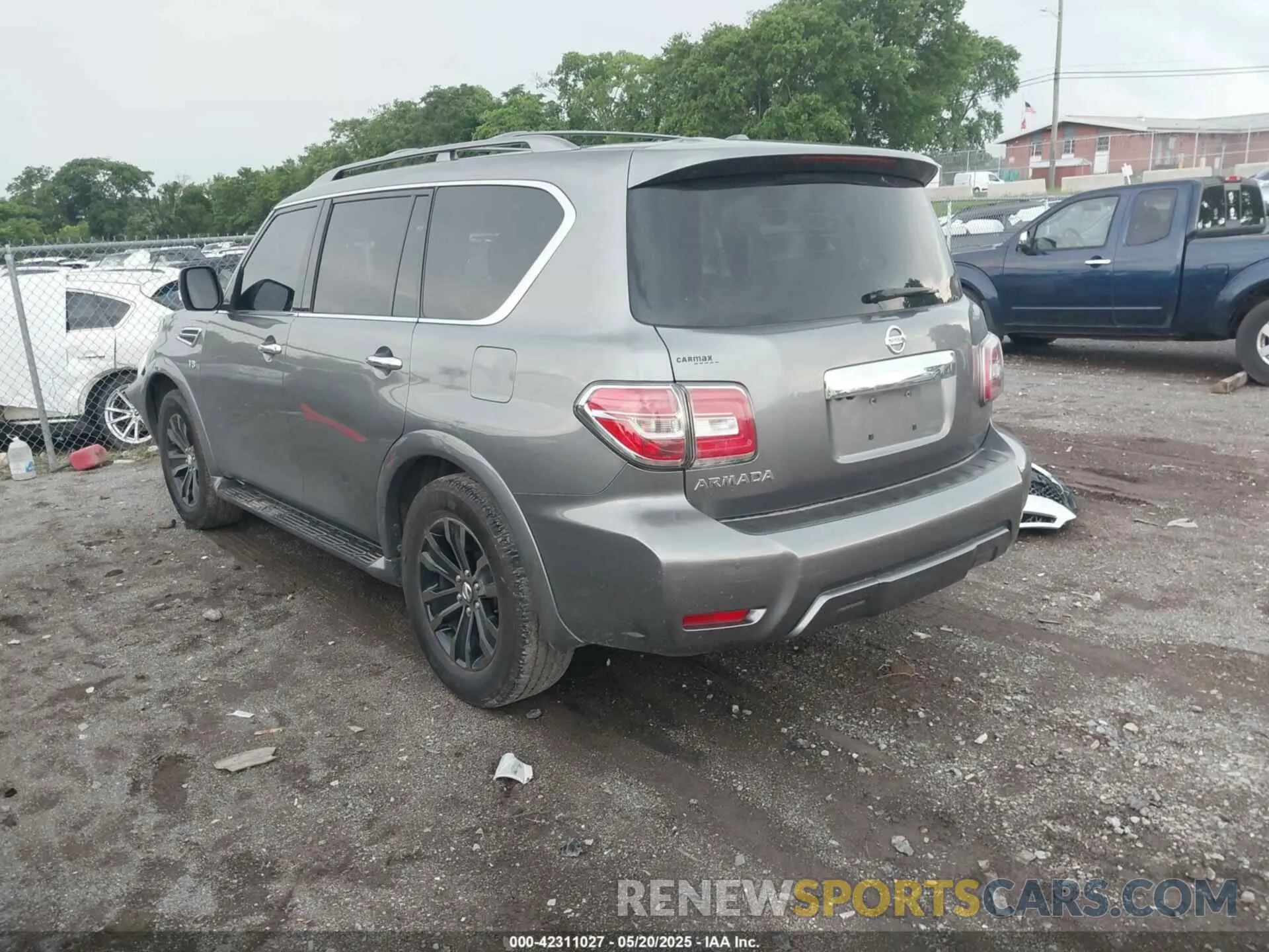 3 fotografías del automóvil dañado JN8AY2ND0L9105632 NISSAN ARMADA 2020