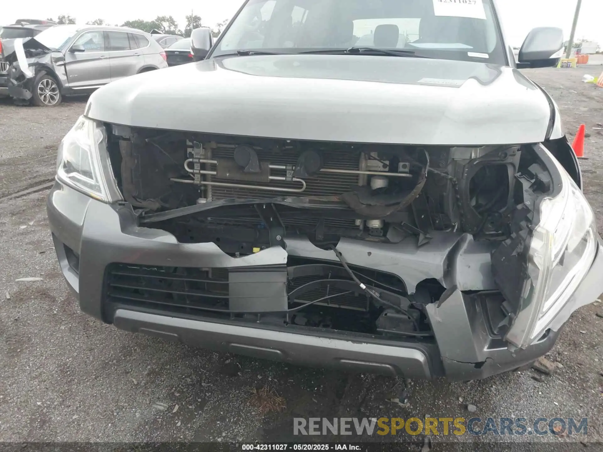 6 fotografías del automóvil dañado JN8AY2ND0L9105632 NISSAN ARMADA 2020