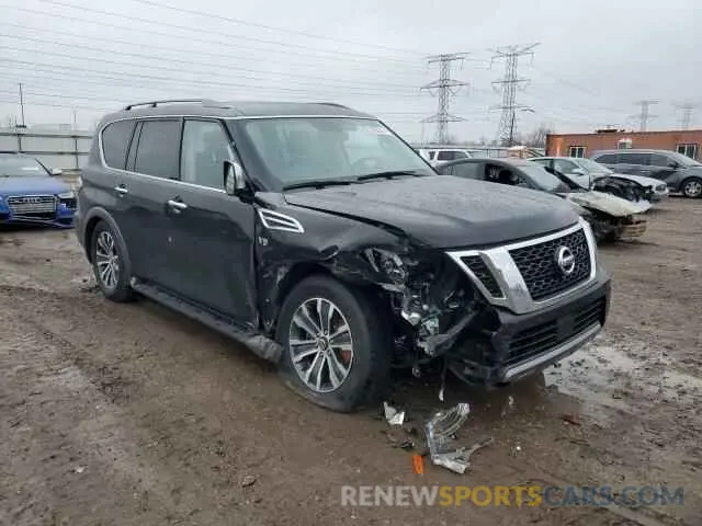 4 fotografías del automóvil dañado JN8AY2ND0L9108479 NISSAN ARMADA 2020