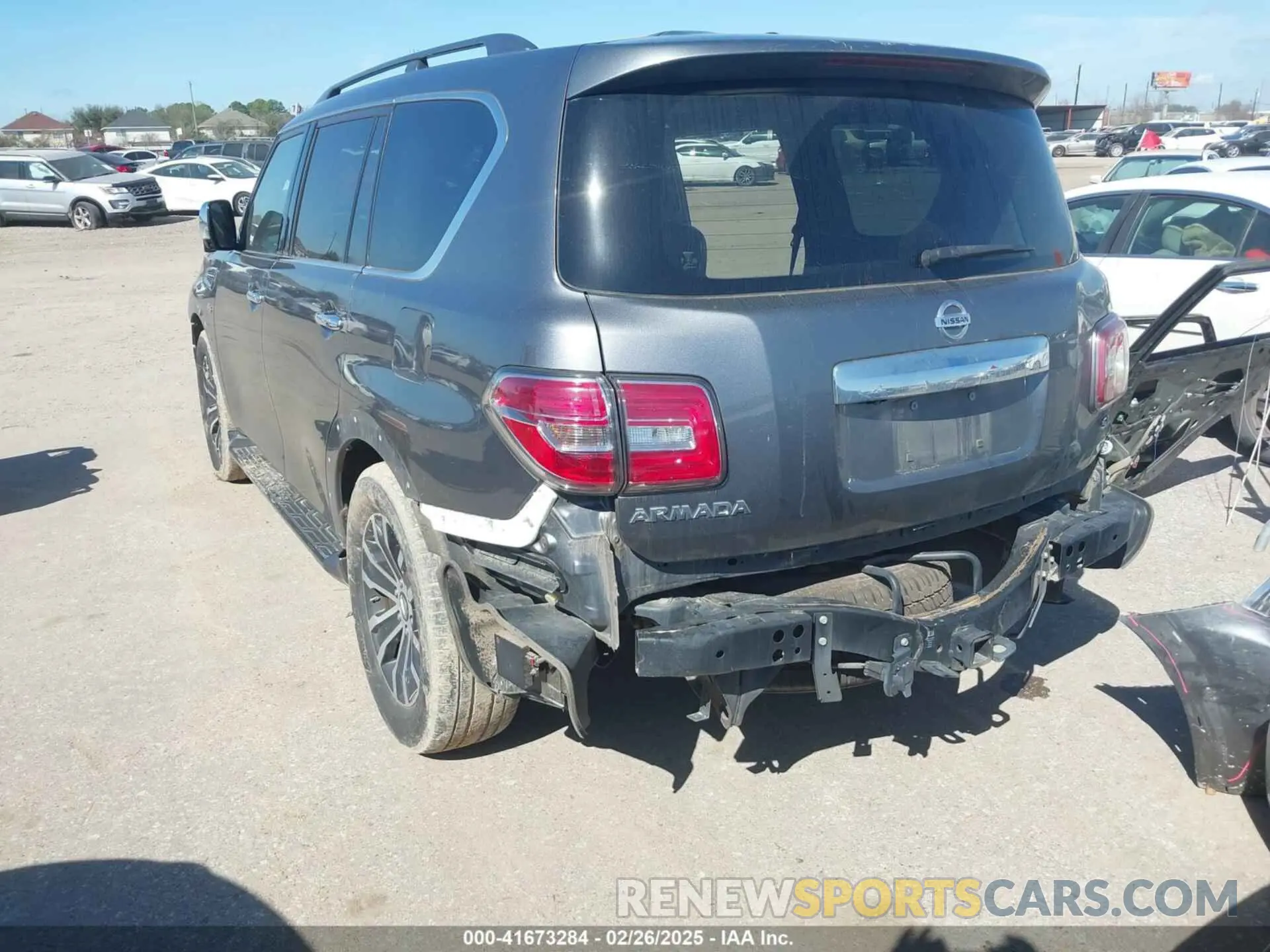 3 fotografías del automóvil dañado JN8AY2ND2L9110735 NISSAN ARMADA 2020